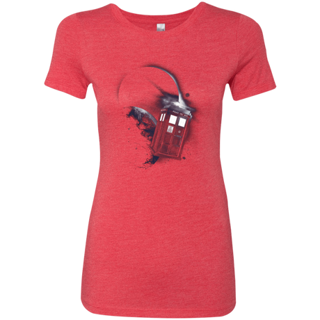 T-Shirts Vintage Red / Small TARDIS 2 Women's Triblend T-Shirt