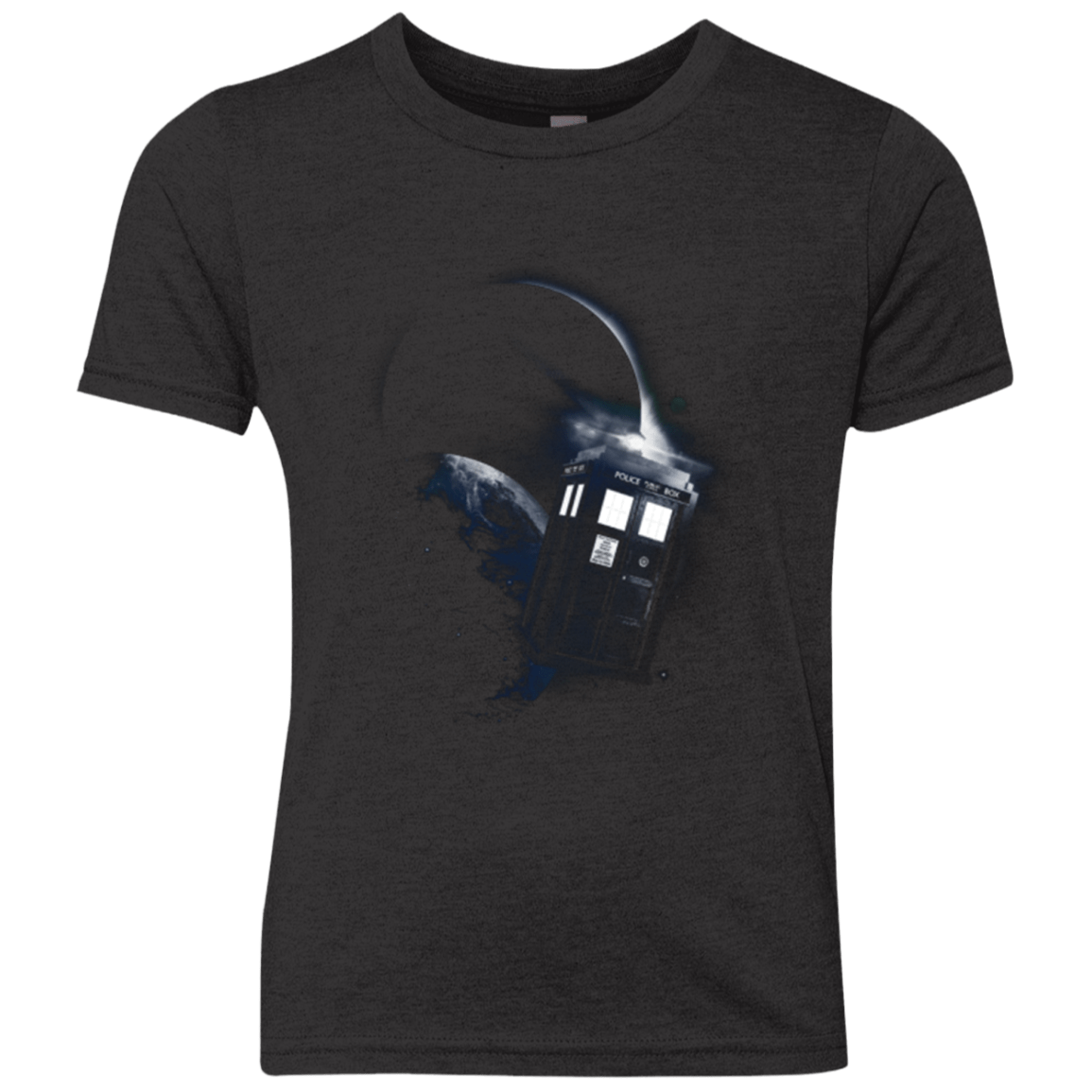 T-Shirts Vintage Black / YXS TARDIS 2 Youth Triblend T-Shirt