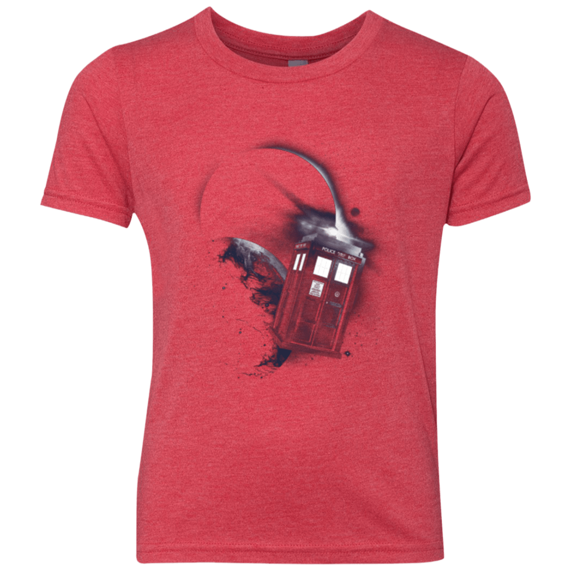 T-Shirts Vintage Red / YXS TARDIS 2 Youth Triblend T-Shirt