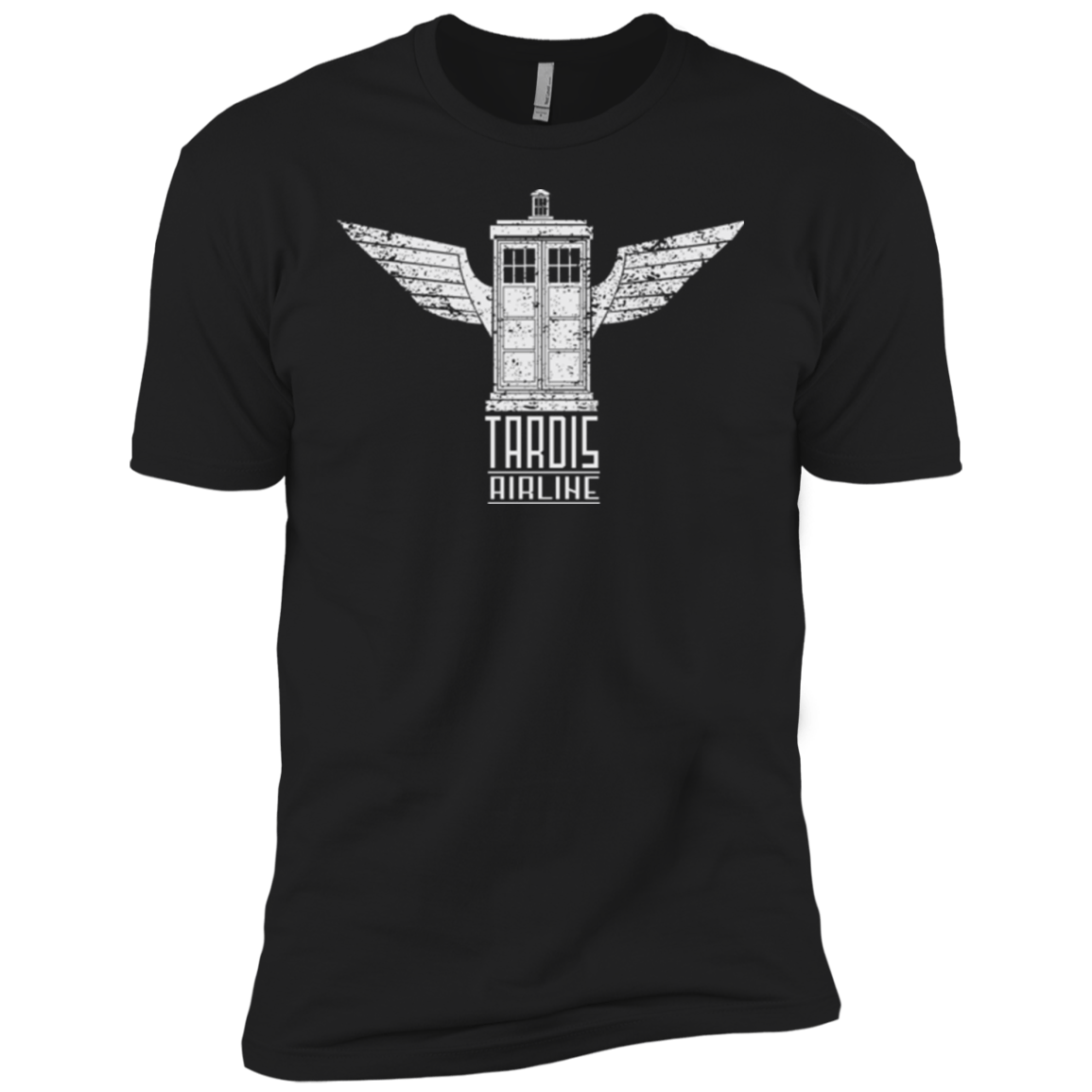 T-Shirts Black / YXS Tardis Airline Boys Premium T-Shirt