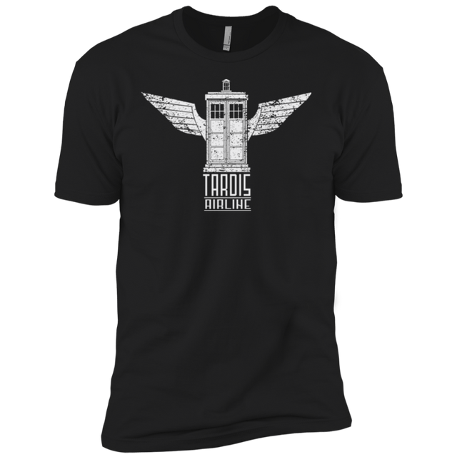 T-Shirts Black / YXS Tardis Airline Boys Premium T-Shirt