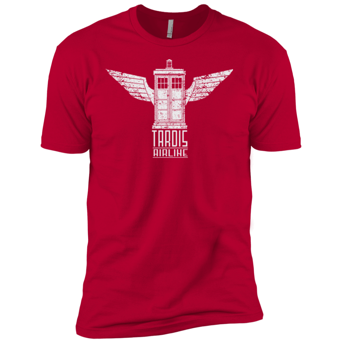 T-Shirts Red / YXS Tardis Airline Boys Premium T-Shirt