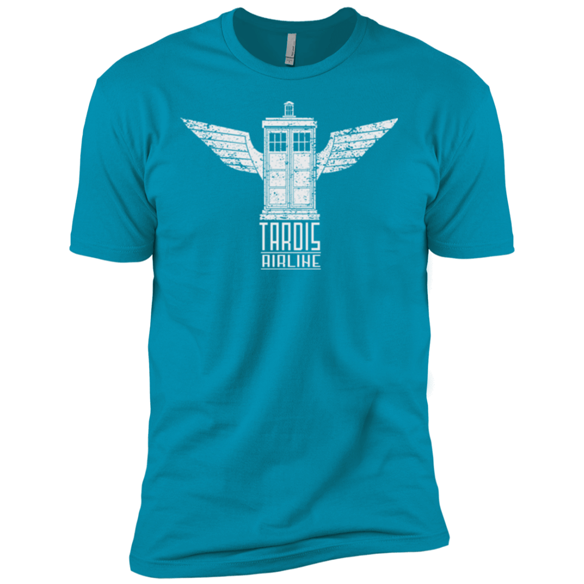 T-Shirts Turquoise / YXS Tardis Airline Boys Premium T-Shirt