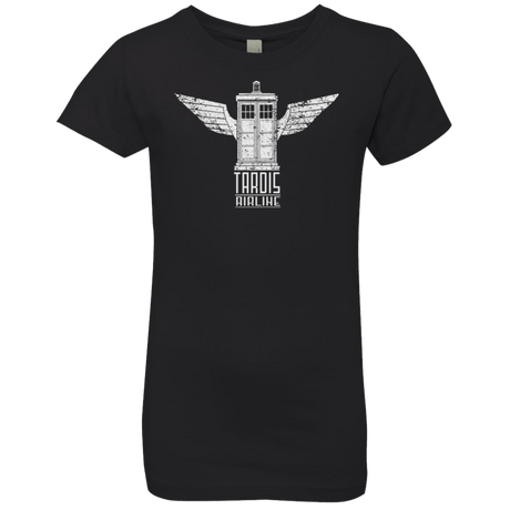 T-Shirts Black / YXS Tardis Airline Girls Premium T-Shirt