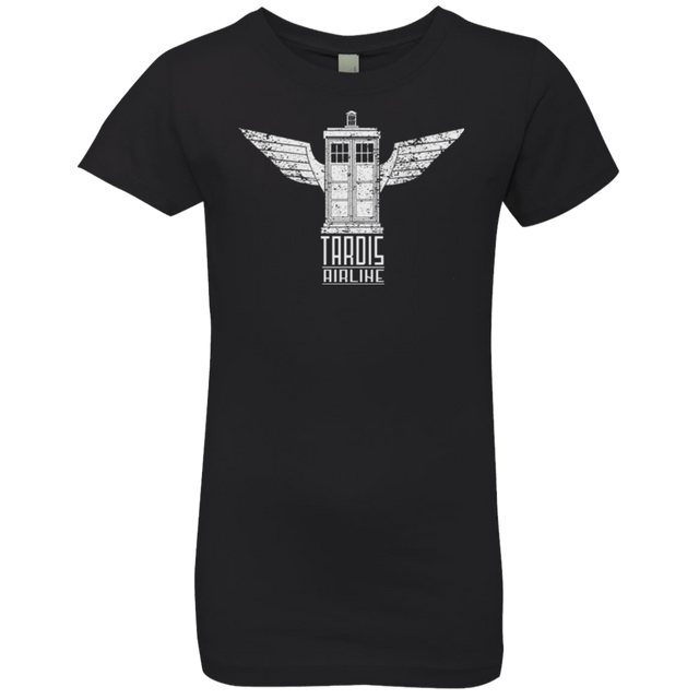 T-Shirts Black / YXS Tardis Airline Girls Premium T-Shirt