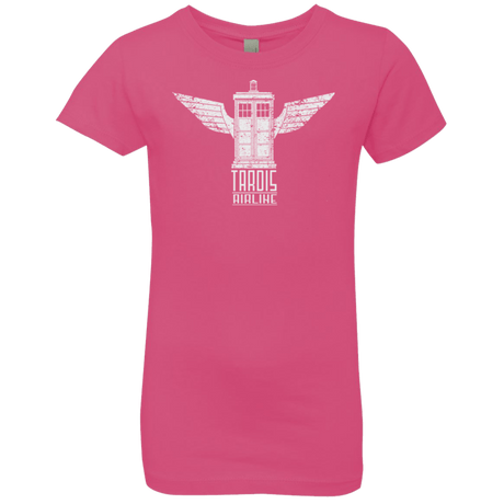 T-Shirts Hot Pink / YXS Tardis Airline Girls Premium T-Shirt