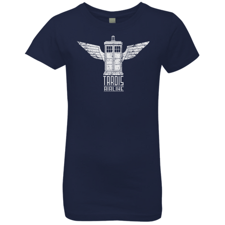 T-Shirts Midnight Navy / YXS Tardis Airline Girls Premium T-Shirt