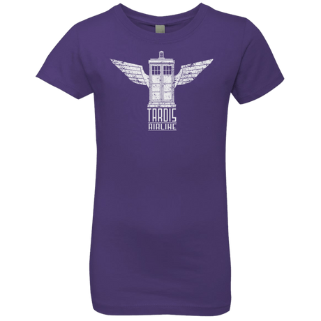 T-Shirts Purple Rush / YXS Tardis Airline Girls Premium T-Shirt