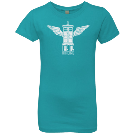 T-Shirts Tahiti Blue / YXS Tardis Airline Girls Premium T-Shirt