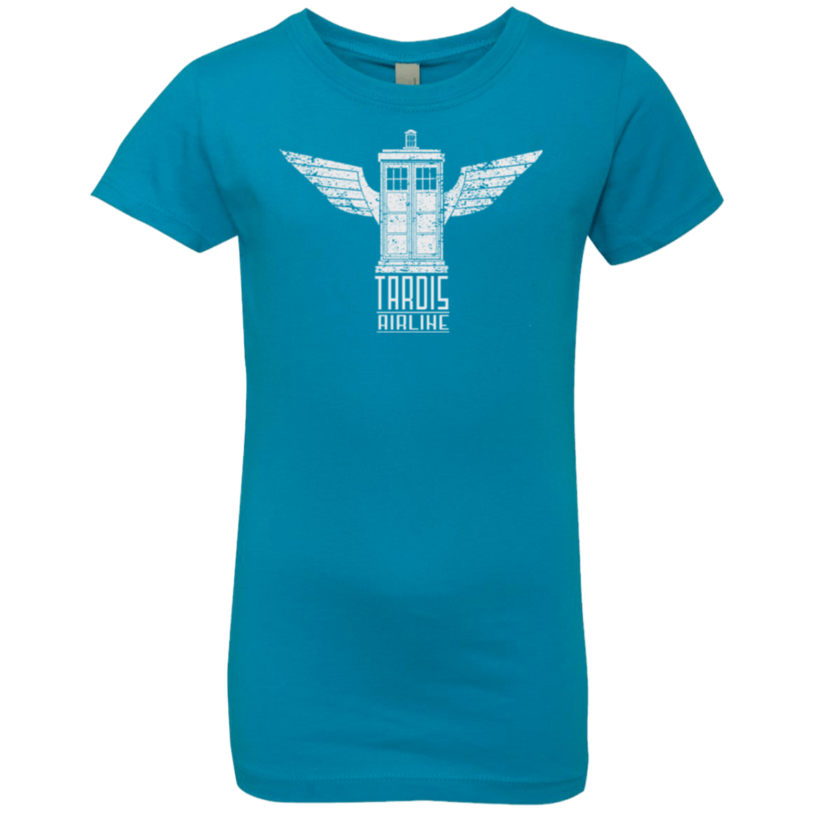 T-Shirts Turquoise / YXS Tardis Airline Girls Premium T-Shirt
