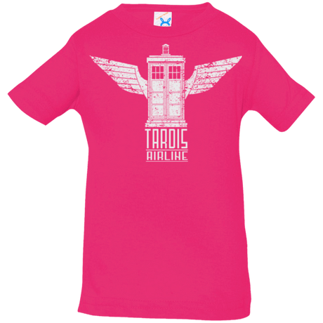 T-Shirts Hot Pink / 6 Months Tardis Airline Infant Premium T-Shirt