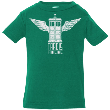 T-Shirts Kelly / 6 Months Tardis Airline Infant Premium T-Shirt