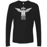 T-Shirts Black / Small Tardis Airline Men's Premium Long Sleeve