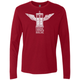 T-Shirts Cardinal / Small Tardis Airline Men's Premium Long Sleeve