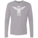 T-Shirts Heather Grey / Small Tardis Airline Men's Premium Long Sleeve