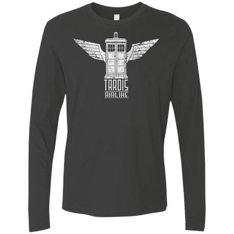 T-Shirts Heavy Metal / Small Tardis Airline Men's Premium Long Sleeve