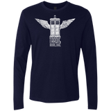 T-Shirts Midnight Navy / Small Tardis Airline Men's Premium Long Sleeve