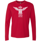 T-Shirts Red / Small Tardis Airline Men's Premium Long Sleeve