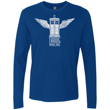 T-Shirts Royal / Small Tardis Airline Men's Premium Long Sleeve