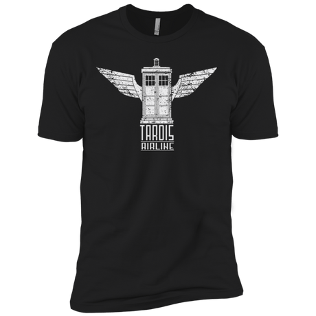 T-Shirts Black / X-Small Tardis Airline Men's Premium T-Shirt