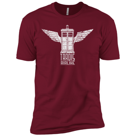 T-Shirts Cardinal / X-Small Tardis Airline Men's Premium T-Shirt