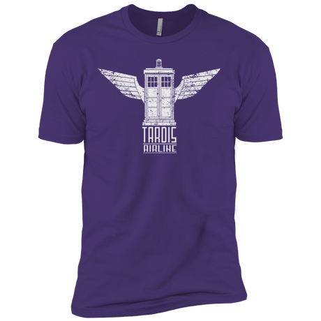 T-Shirts Purple / X-Small Tardis Airline Men's Premium T-Shirt