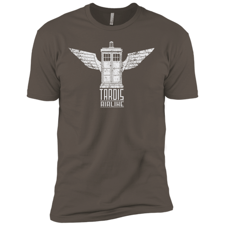 T-Shirts Warm Grey / X-Small Tardis Airline Men's Premium T-Shirt