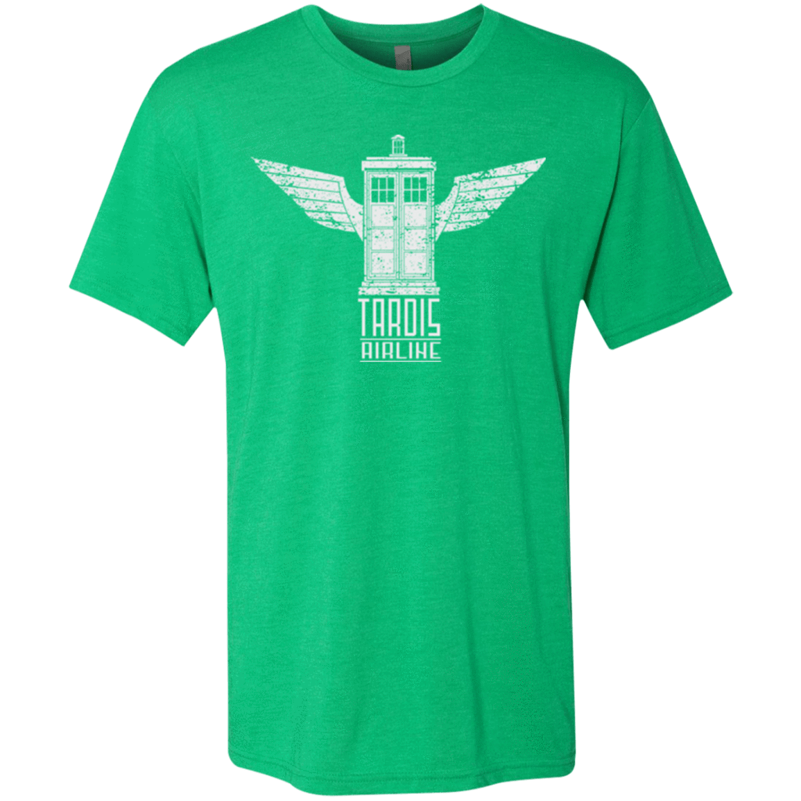 T-Shirts Envy / Small Tardis Airline Men's Triblend T-Shirt