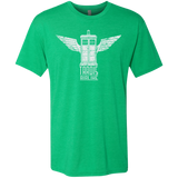 T-Shirts Envy / Small Tardis Airline Men's Triblend T-Shirt