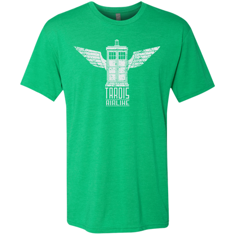 T-Shirts Envy / Small Tardis Airline Men's Triblend T-Shirt