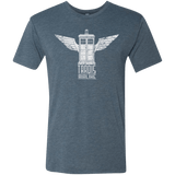 T-Shirts Indigo / Small Tardis Airline Men's Triblend T-Shirt