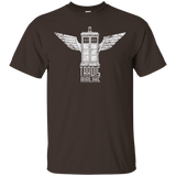 T-Shirts Dark Chocolate / Small Tardis Airline T-Shirt