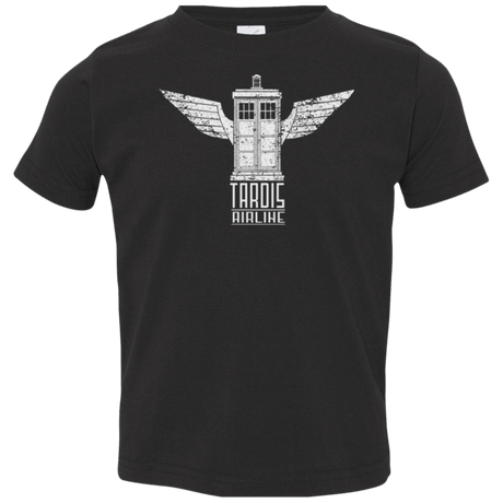 T-Shirts Black / 2T Tardis Airline Toddler Premium T-Shirt