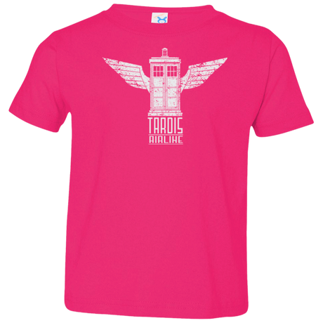 T-Shirts Hot Pink / 2T Tardis Airline Toddler Premium T-Shirt
