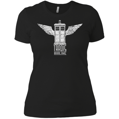T-Shirts Black / X-Small Tardis Airline Women's Premium T-Shirt