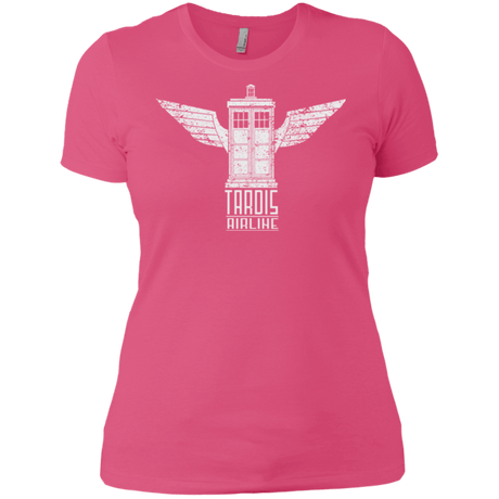 T-Shirts Hot Pink / X-Small Tardis Airline Women's Premium T-Shirt
