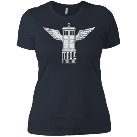 T-Shirts Indigo / X-Small Tardis Airline Women's Premium T-Shirt