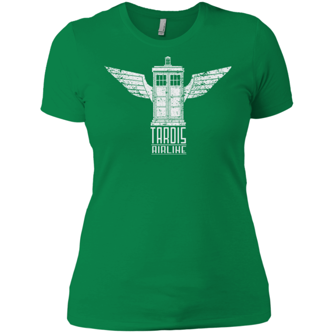 T-Shirts Kelly Green / X-Small Tardis Airline Women's Premium T-Shirt