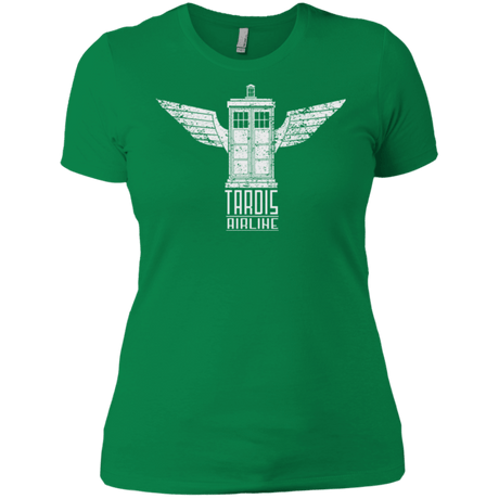 T-Shirts Kelly Green / X-Small Tardis Airline Women's Premium T-Shirt