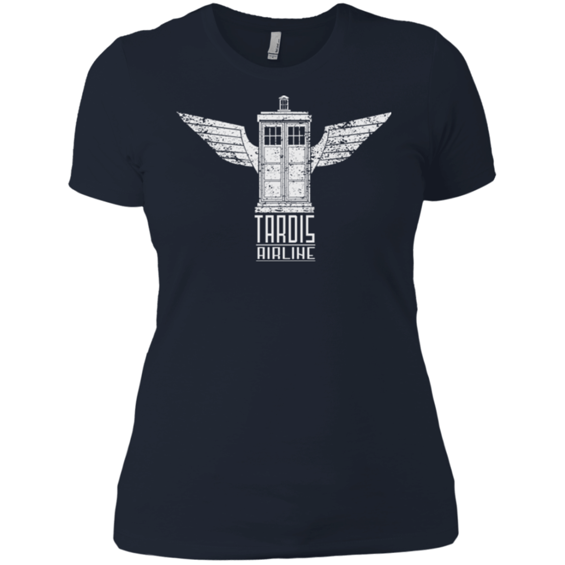 T-Shirts Midnight Navy / X-Small Tardis Airline Women's Premium T-Shirt