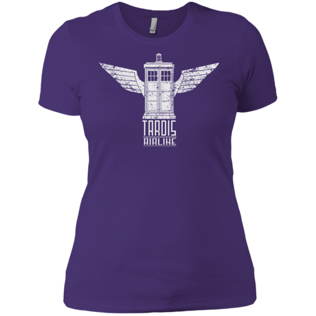 T-Shirts Purple / X-Small Tardis Airline Women's Premium T-Shirt