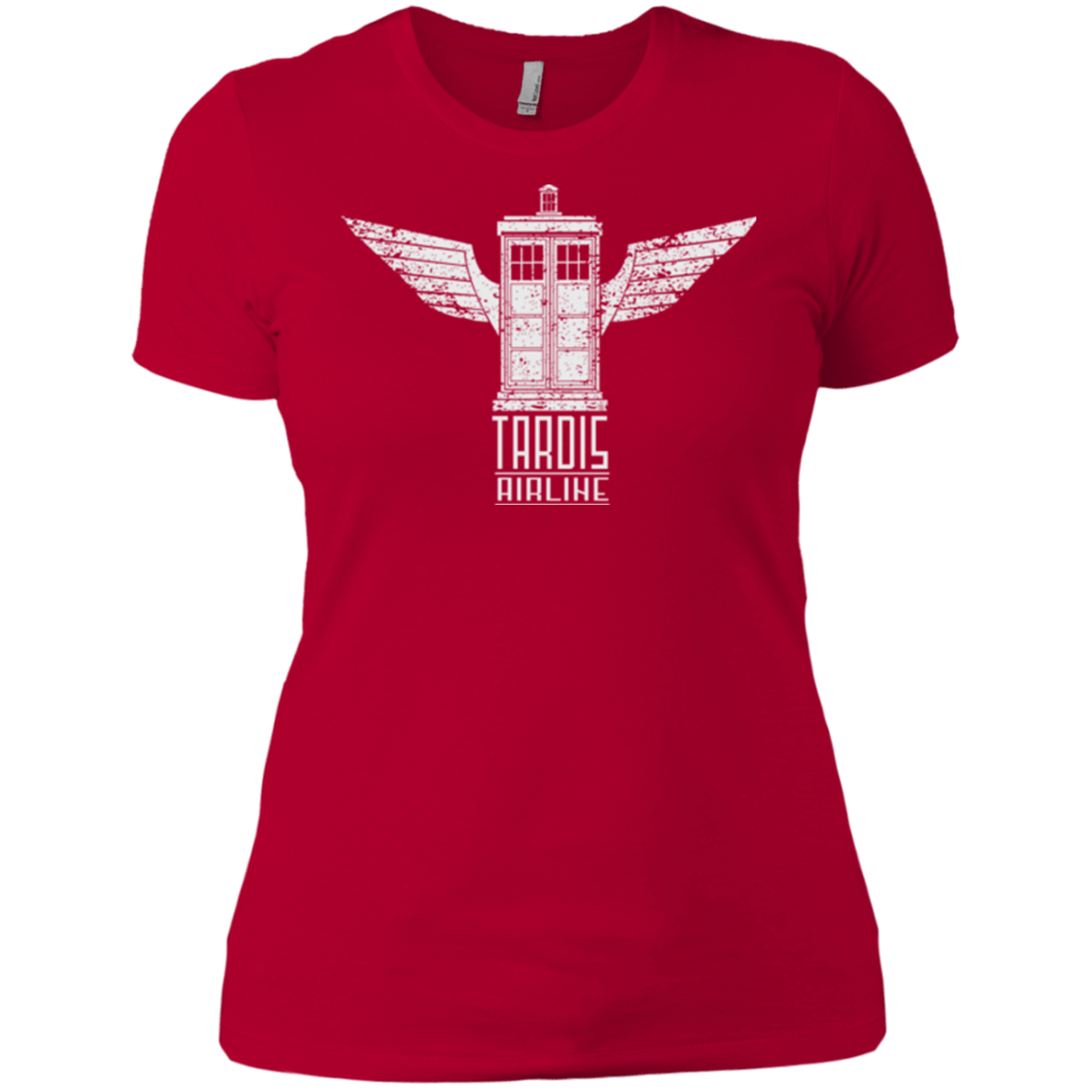 T-Shirts Red / X-Small Tardis Airline Women's Premium T-Shirt