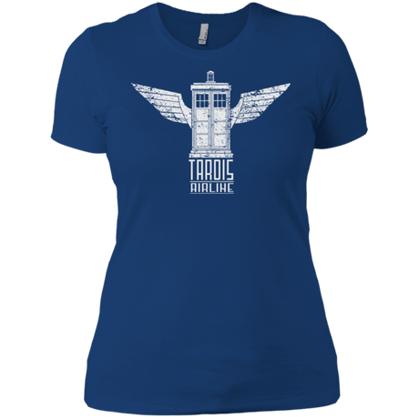 T-Shirts Royal / X-Small Tardis Airline Women's Premium T-Shirt