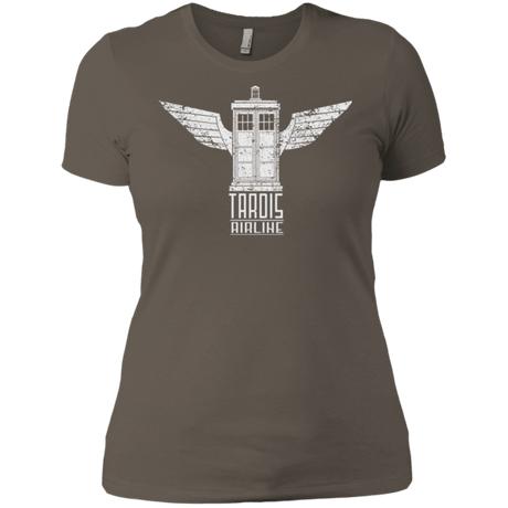 T-Shirts Warm Grey / X-Small Tardis Airline Women's Premium T-Shirt