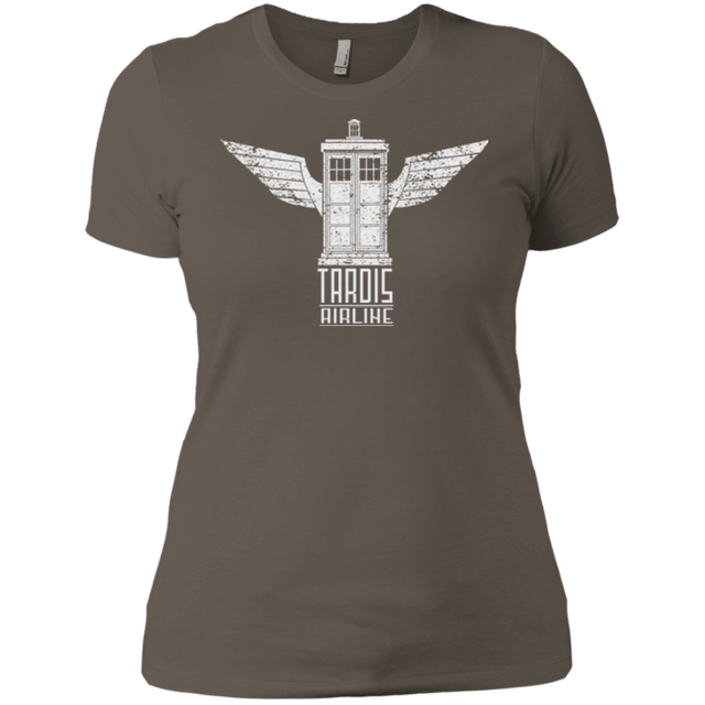 T-Shirts Warm Grey / X-Small Tardis Airline Women's Premium T-Shirt
