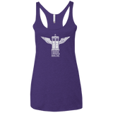 T-Shirts Purple / X-Small Tardis Airline Women's Triblend Racerback Tank