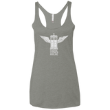 T-Shirts Venetian Grey / X-Small Tardis Airline Women's Triblend Racerback Tank