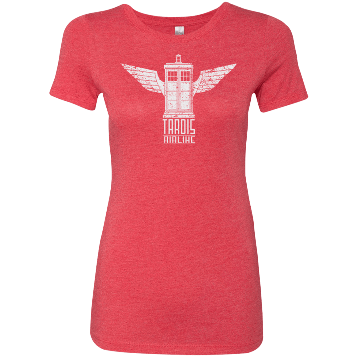 T-Shirts Vintage Red / Small Tardis Airline Women's Triblend T-Shirt