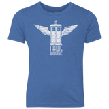 T-Shirts Vintage Royal / YXS Tardis Airline Youth Triblend T-Shirt