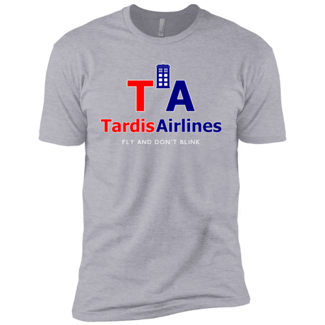 T-Shirts Heather Grey / YXS Tardis Airlines Boys Premium T-Shirt